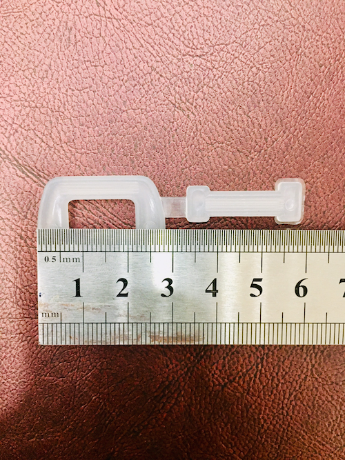 Kích thước của khoá đai nhựa bọ nhựa tại công ty Thái Hưng